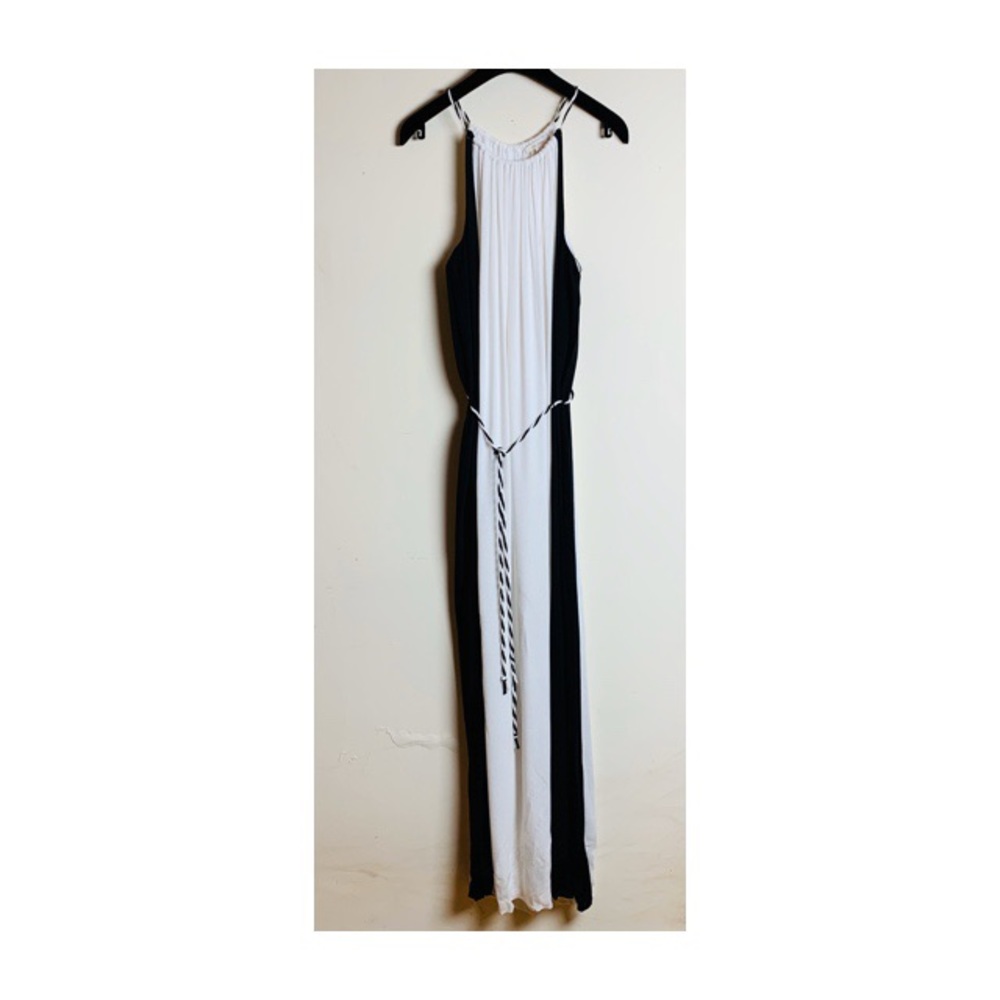 ELLA MOSS GRECIAN COLOR BLOCK MAXI DRESS